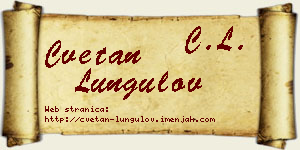 Cvetan Lungulov vizit kartica